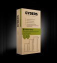 GYDERS GDR-376080GP шкаф напольный 37U, 600x800x1863 мм, передняя и задняя перфорированные двери, серый